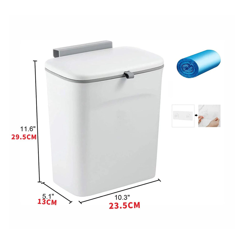 10L Waterproof Hanging Kitchen Compost Bin O4351