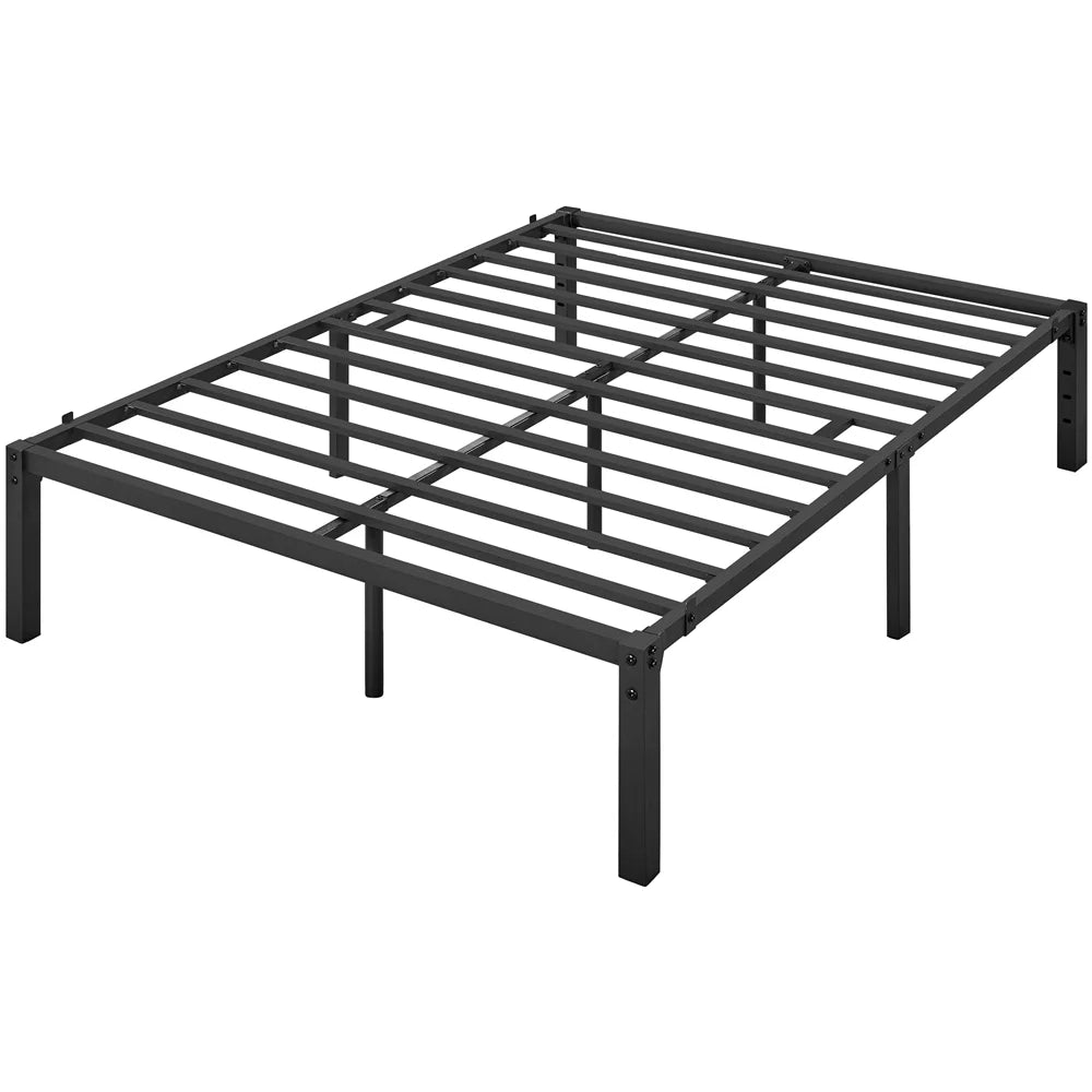 Twin Size Black Metal Platform Bed Frame U60452