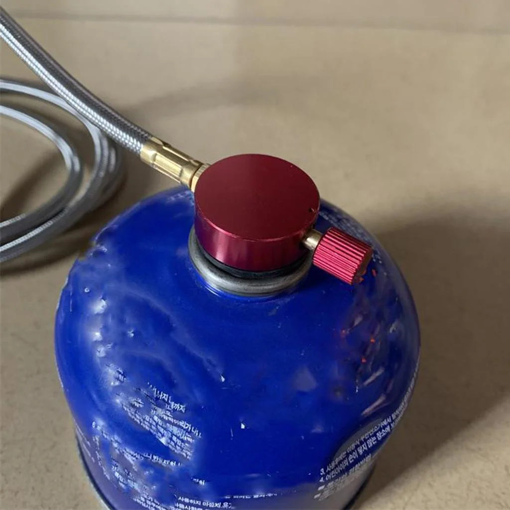 Camping Gas Refill Adapter with Burner Connector Hose C90007