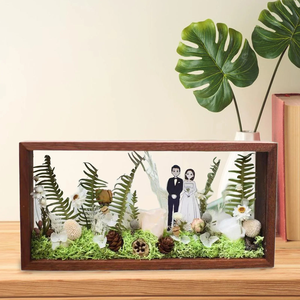 Wood Shadow Box Frame for Pressed Flower Display Y5046