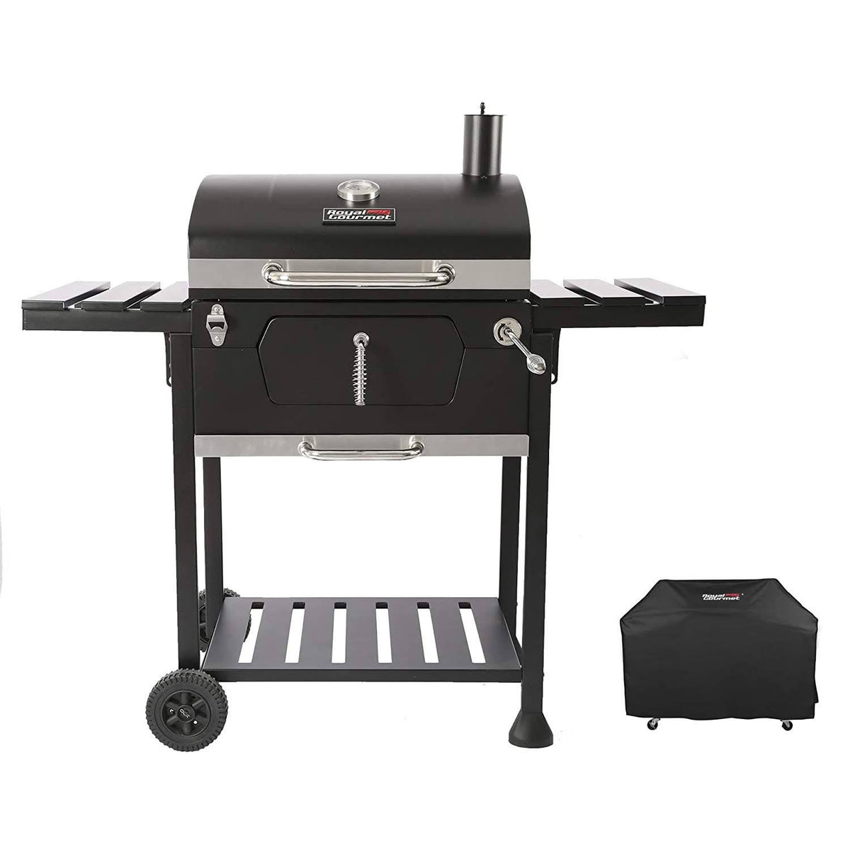 24-inch Charcoal BBQ Grill with Cover, Black M310