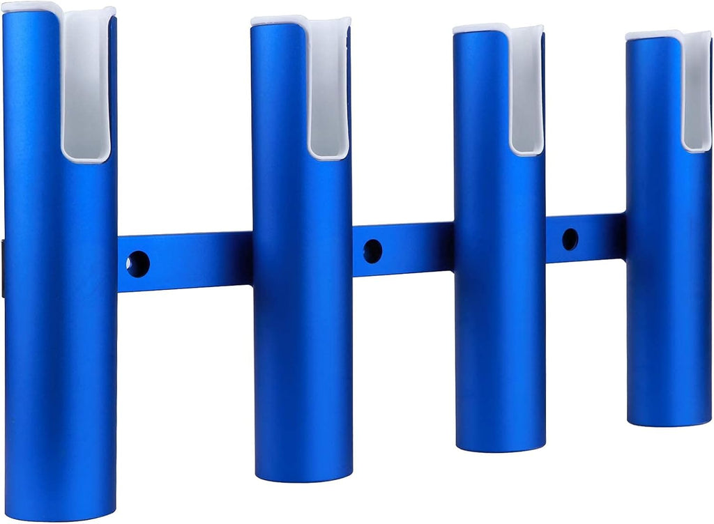 Wall-Mounted Aluminium Fishing Rod Holder 4 Link Tube Pack of 2 C650