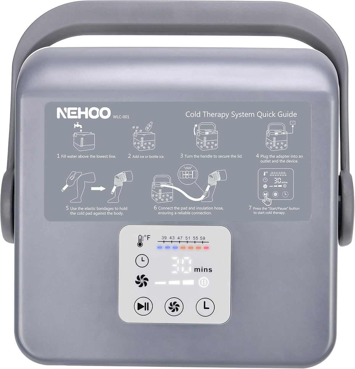 Cold Therapy System Ice Therapy Machine Cryotherapy Cold Pack Universal Pad G97326