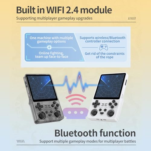 Transparent Black 4 Inch Handheld Retro Game Console D5850