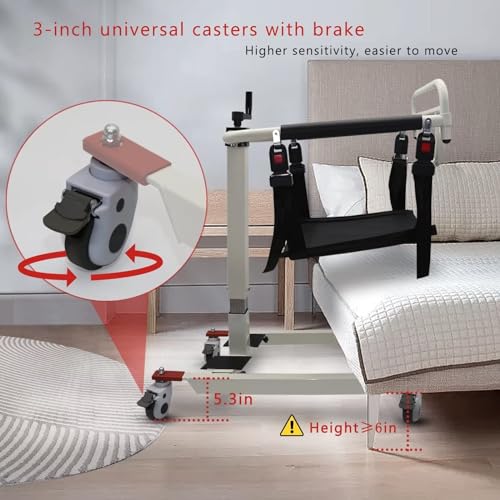 Load Capacity 220lbs Patient Lift Transfer Chair U66175