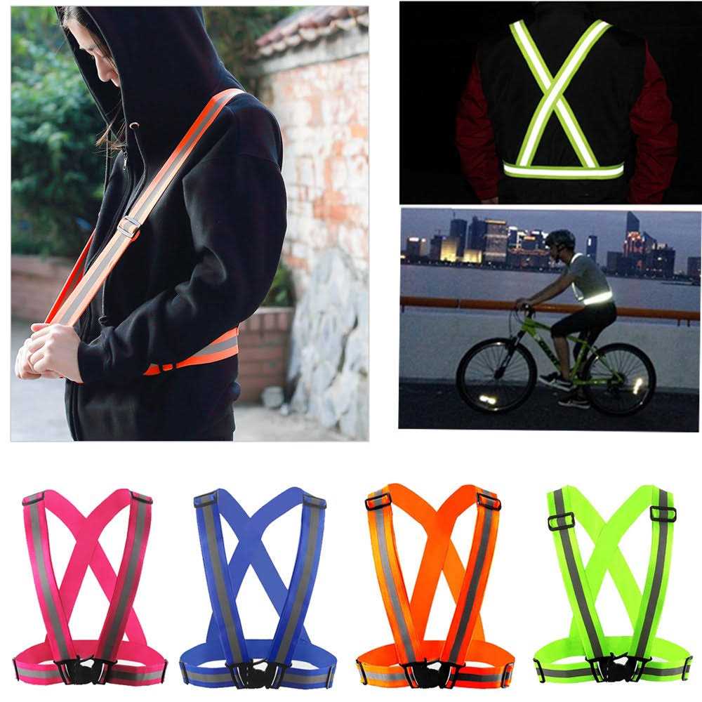 Reflective Vest with Hi Vis Bands X9706