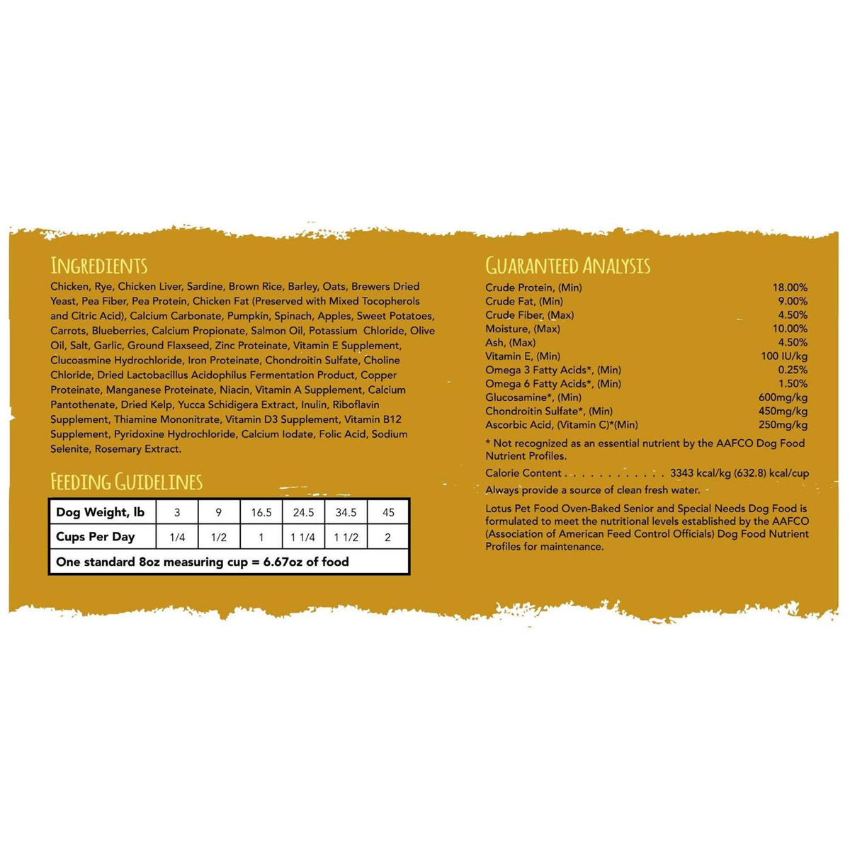 Dry Senior Dog Food B52821