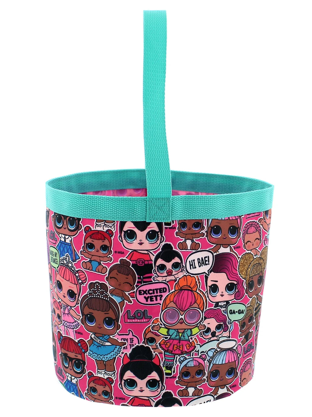 Collapsible Halloween Bucket Toy Storage Tote Bag W463666