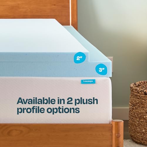 2 Inch Gel Infused Memory Foam Mattress Topper Queen Size A471