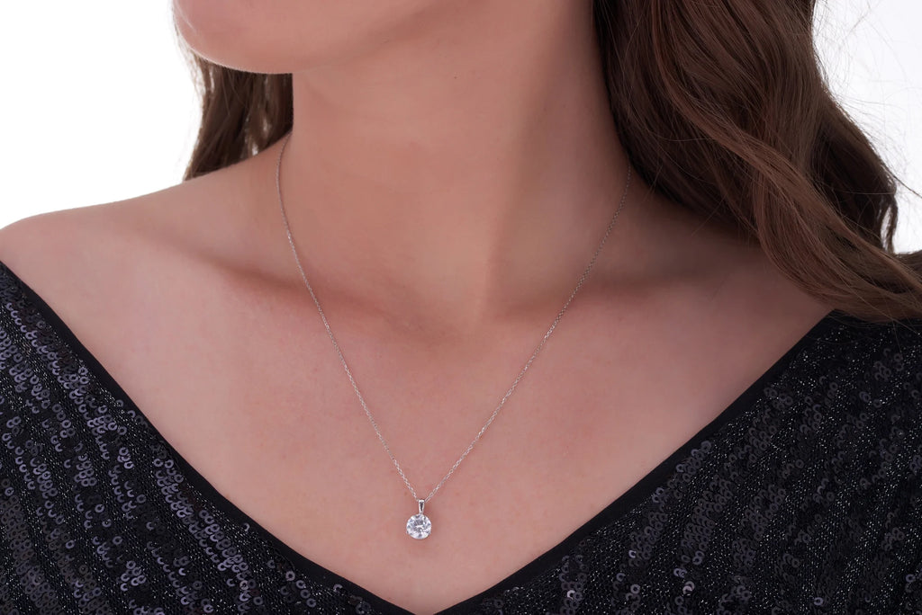 2 ct Solitaire Diamond Pendant U207
