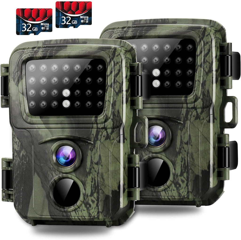 2 Pack 20MP 1080P Trail Camera with Night Vision U7774