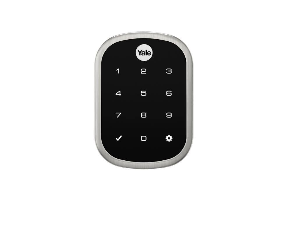 Satin Nickel Key Free Touchscreen Deadbolt I68732