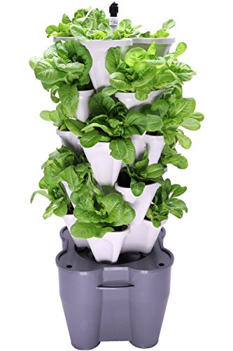 Standard Kit Stone Self Watering Vertical Tower Gardening System W275