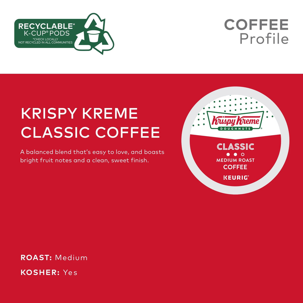 Medium Roast Coffee K-Cup Pods 24 Count H240882