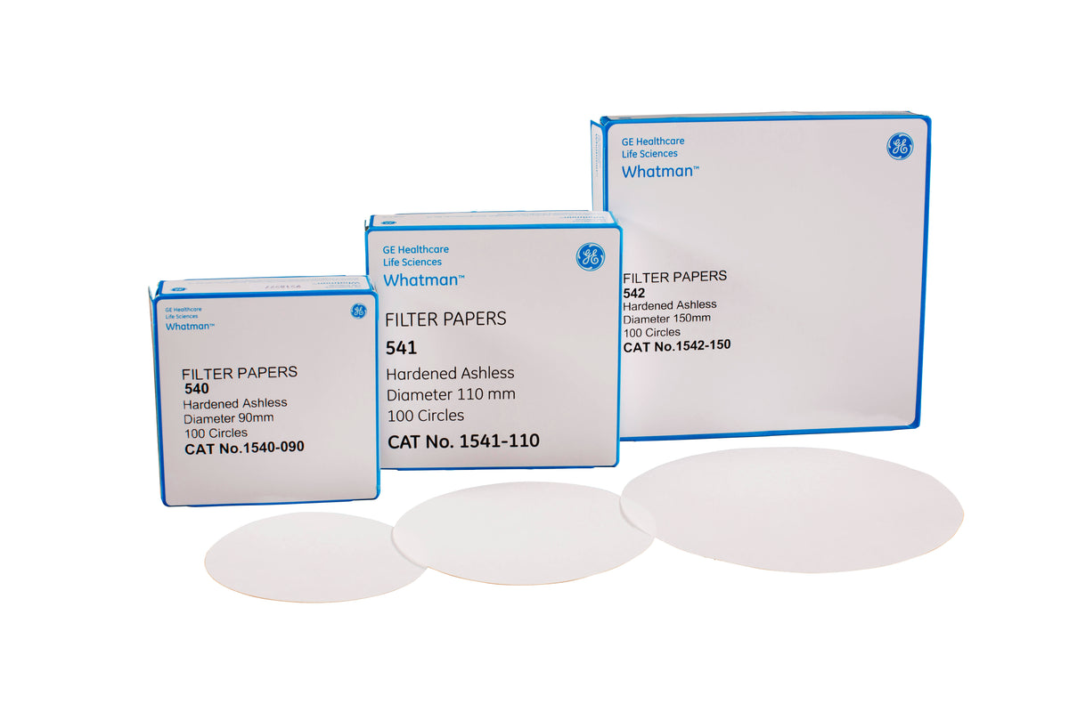 Hardened Ashless Quantitative Filter Paper, 15.0cm Diameter, Grade 542 (Pack of 100) I3256