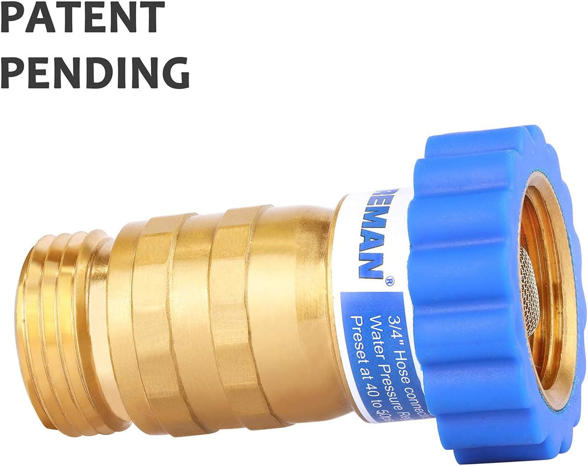 Lead-Free Brass Water Pressure Regulator 40-50 psi Pack of 2 C72085
