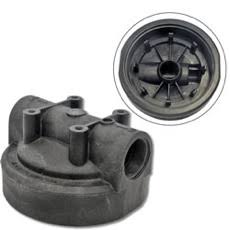 Black Cap Double 1/4x22 Tap for Gauges X181374