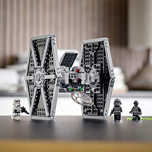 Imperial TIE Fighter Building Toy with Stormtrooper and Pilot Minifigures X63318