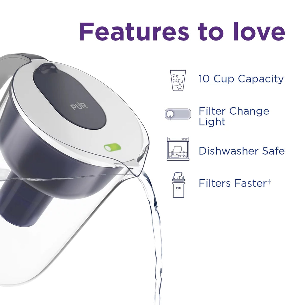 10-Cup Water Pitcher Filtration System R376