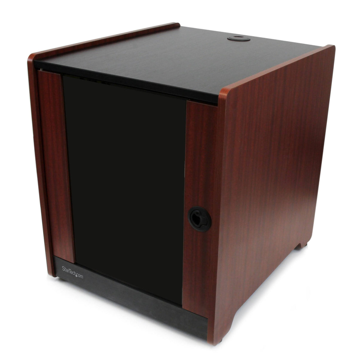 12U Office Server Cabinet with Wood Finish Q3531