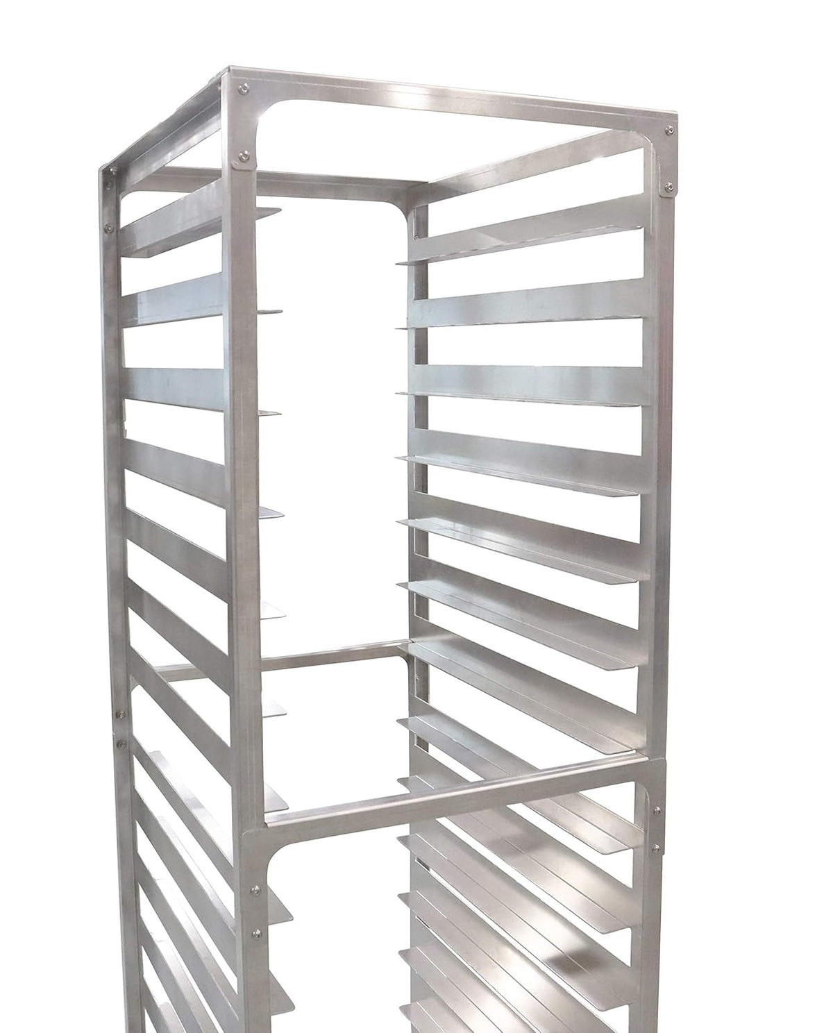 15 Tier Aluminium Bun Rack with Heavy Duty Plate Casters A3415