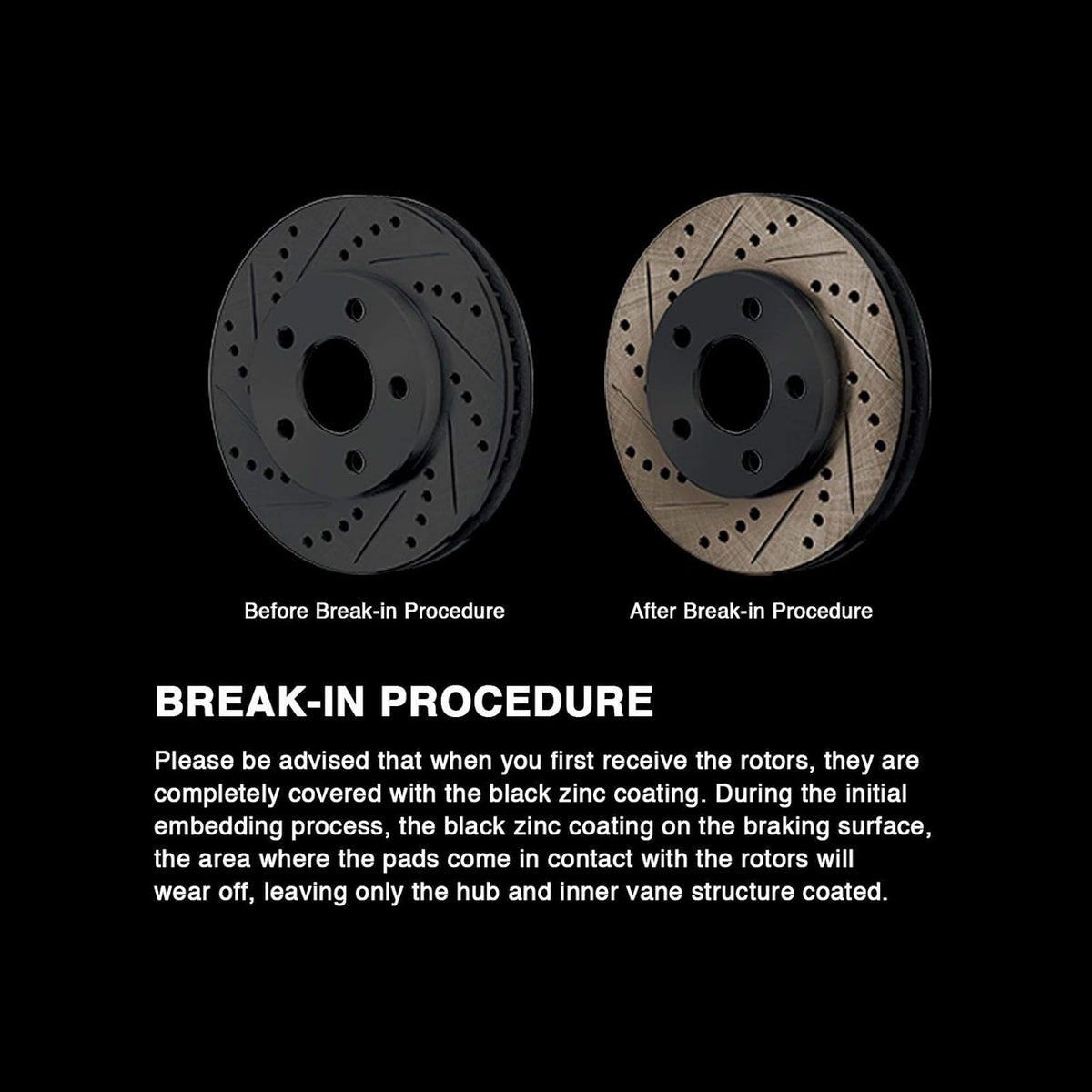 Black Brake Rotors N91486