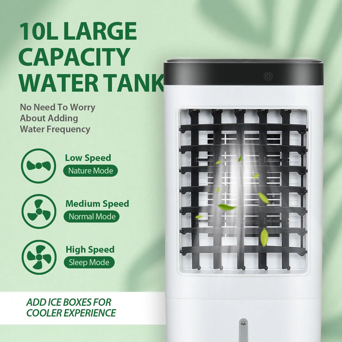 10L Portable Evaporative Cooler Humidifier Y334