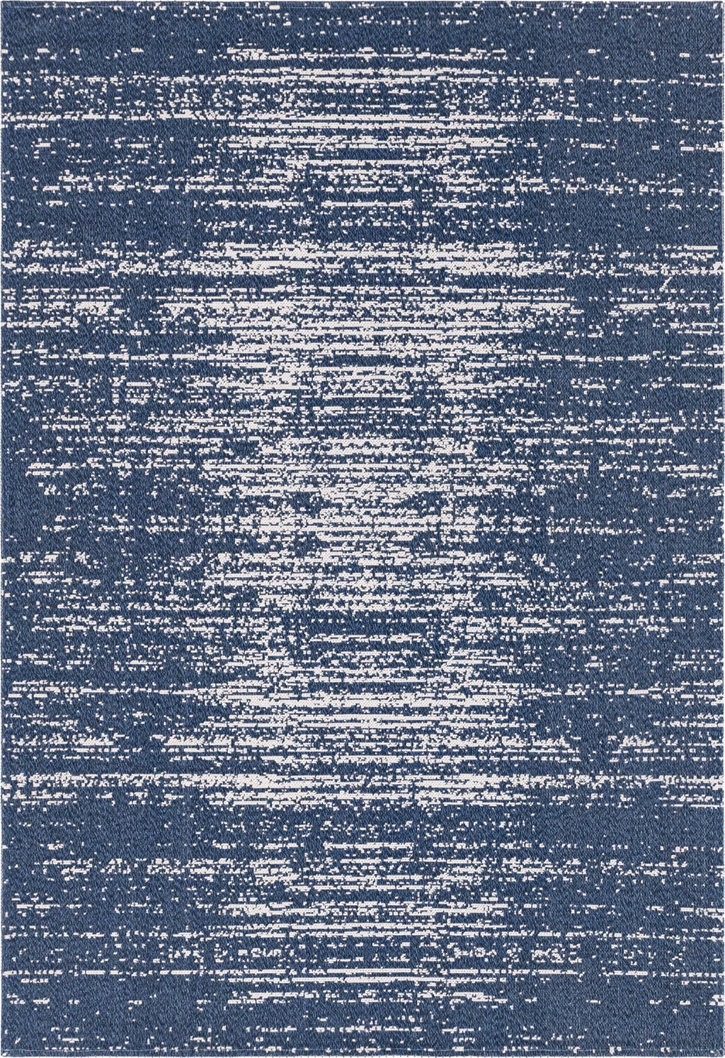 Navy Blue 5' x 8' Flatweave Rug S285973