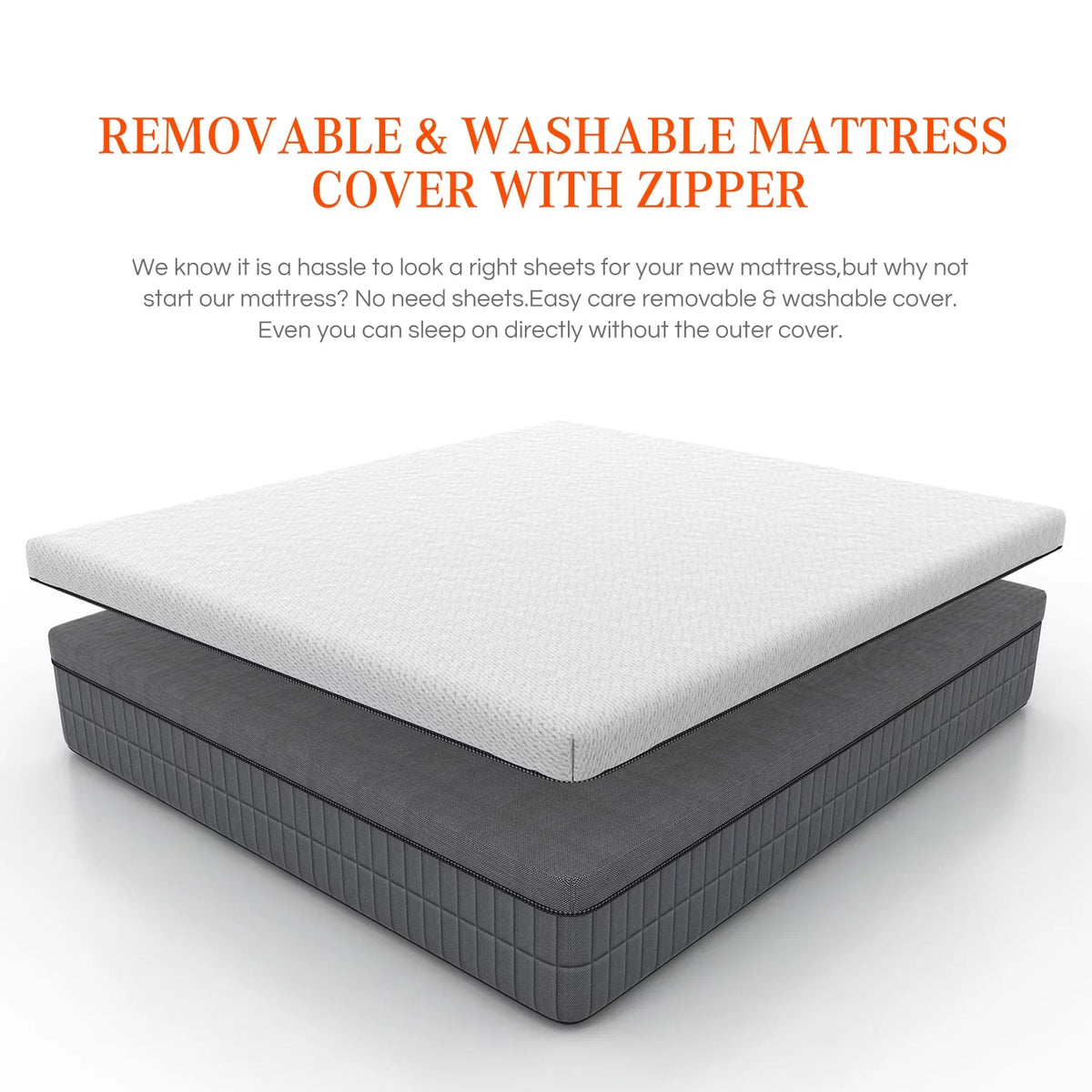12 inch Gel Memory Foam Mattress A7655