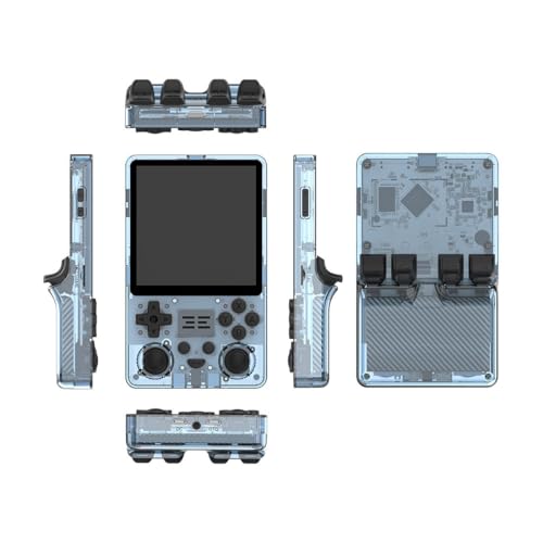 Transparent Black 4 Inch Handheld Retro Game Console D5850
