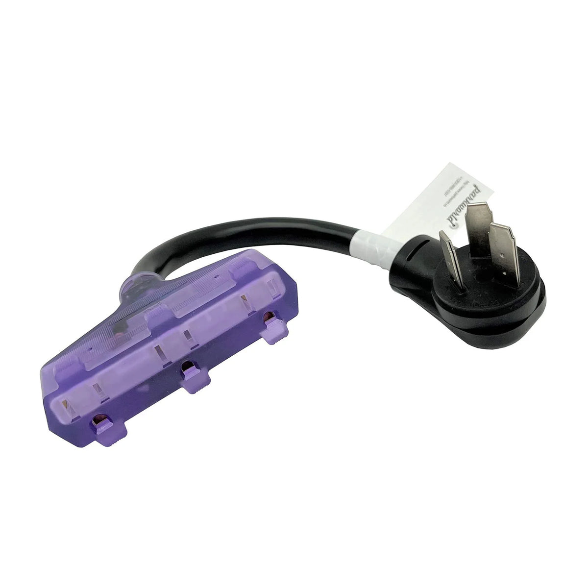 Range Adapter Cord, 10-50P Male to (3) 5-15R Female Tri Outlet, 125V, 14 inch R3317