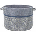 Natural Wool Basket in Sunrise Blue S890815