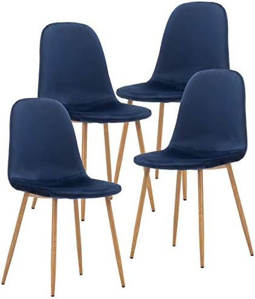 Mid Century Modern Dining Chairs with Metal Legs B966