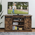 Espresso Sliding Barn Door TV Stand G22294