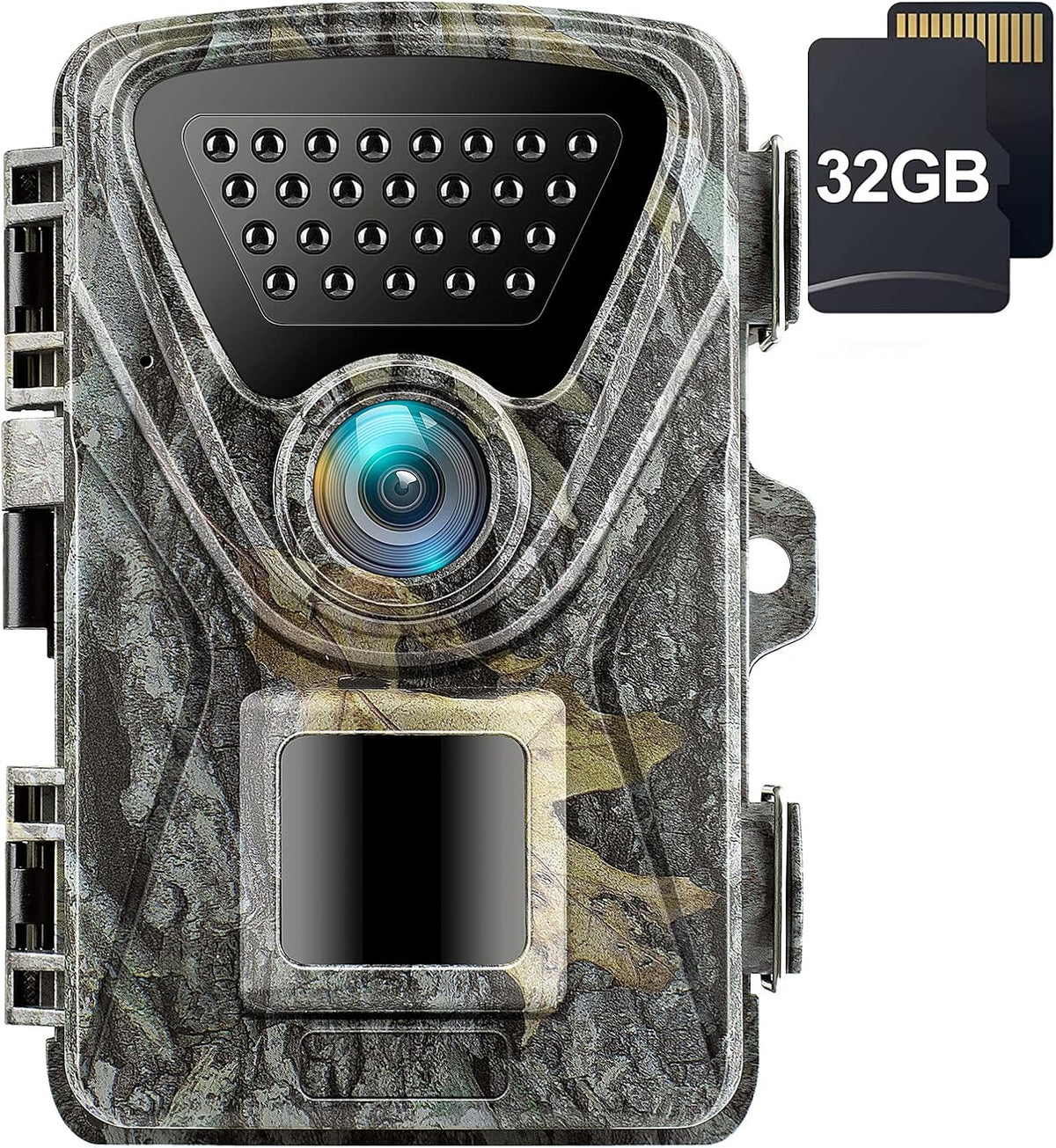 2.7K 28MP Trail Camera with Night Vision, Waterproof IP66, Pack of 2 K4469