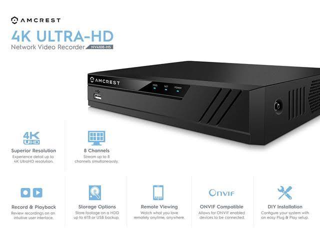 4K 8ch Network Video Recorder G794684