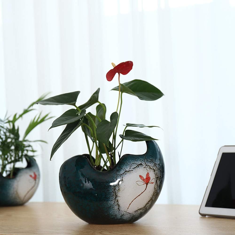 Blue Ceramic Planter Pot D110523