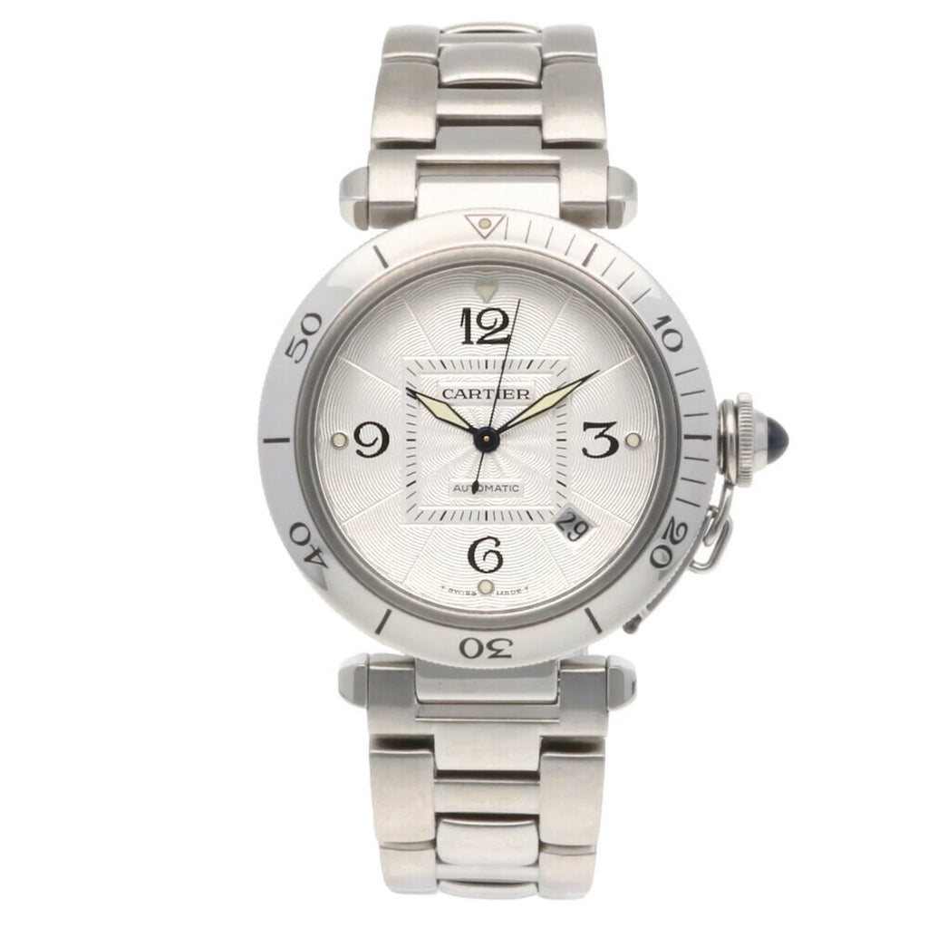 Pre-Owned 38MM Stainless Steel Self-Winding Men's Watch G835