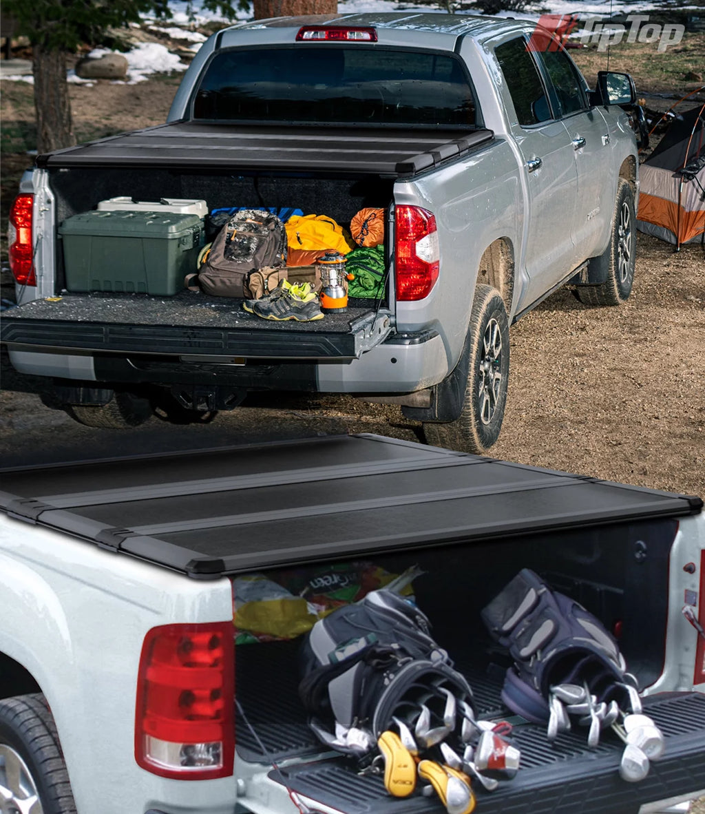 Tri-Fold Hard Tonneau Cover Truck Bed FRP 6.5ft R5181