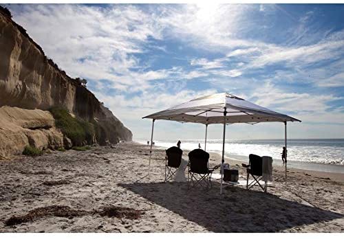 Instant Shade Outdoor Canopy Shelter Tent with Steel Frame and Rolling Bag V39842