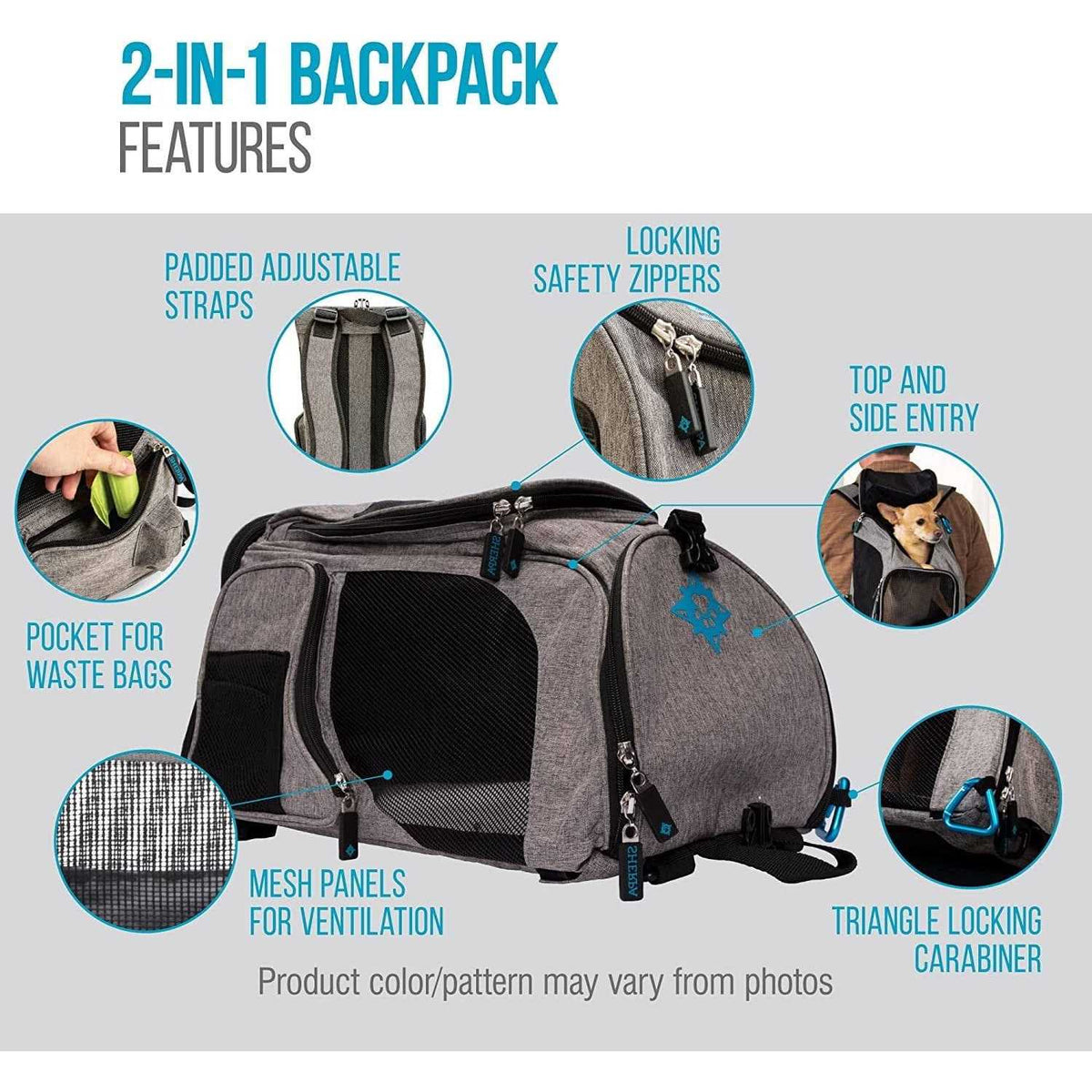 Sherpa Travel Backpack Pet Carrier P9695
