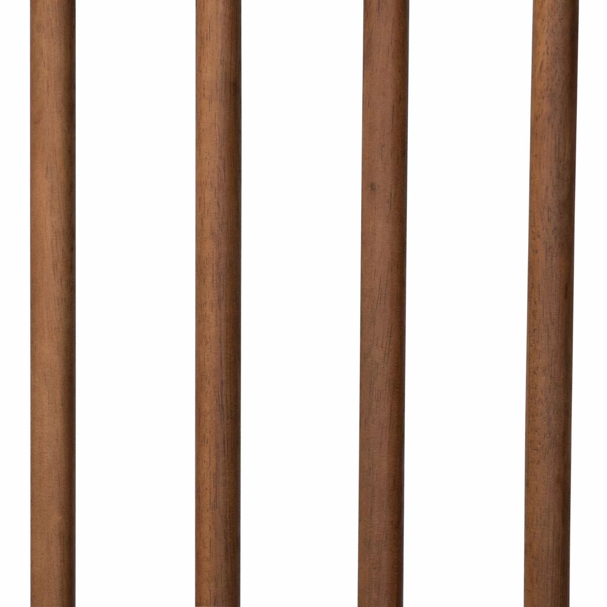 Walnut Brown Wood King Size Platform Bed E812673