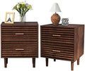 Set of 2 Nightstands with 2 Drawers B929517
