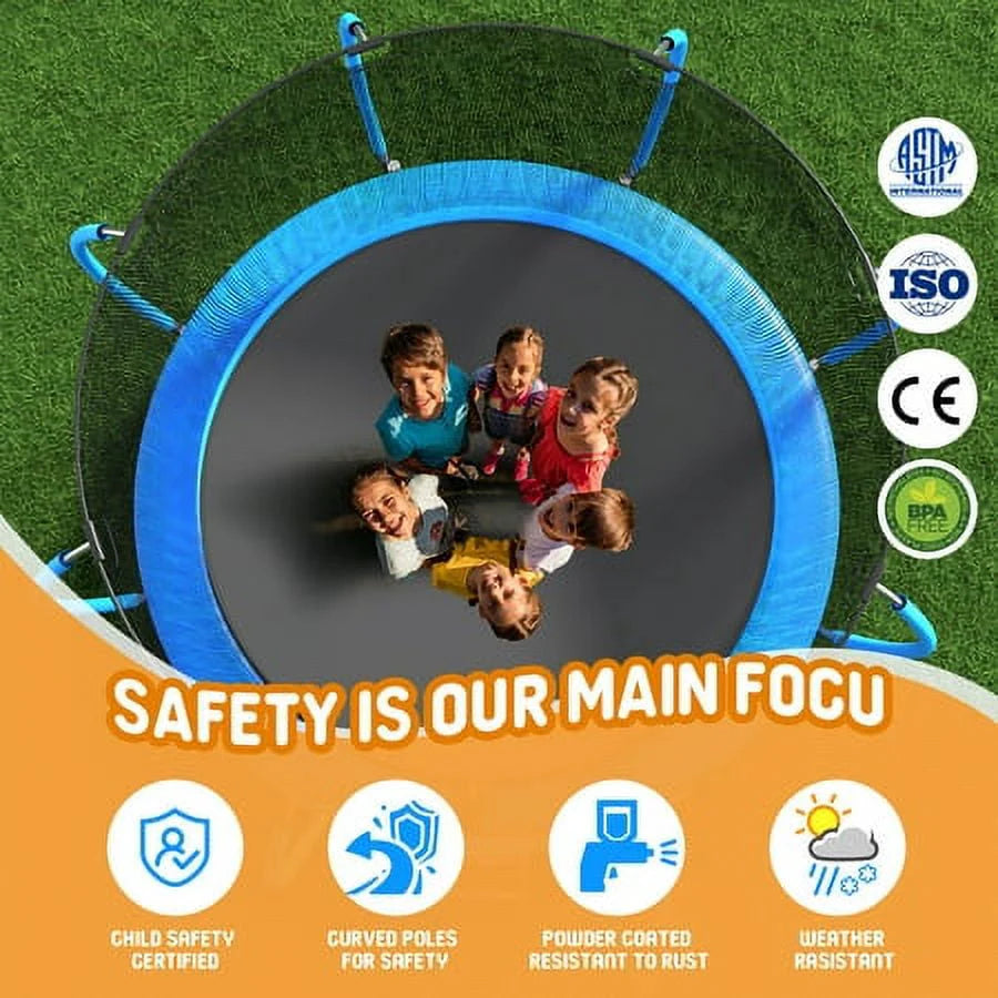 10FT Trampoline with Safety Enclosure Net I8927