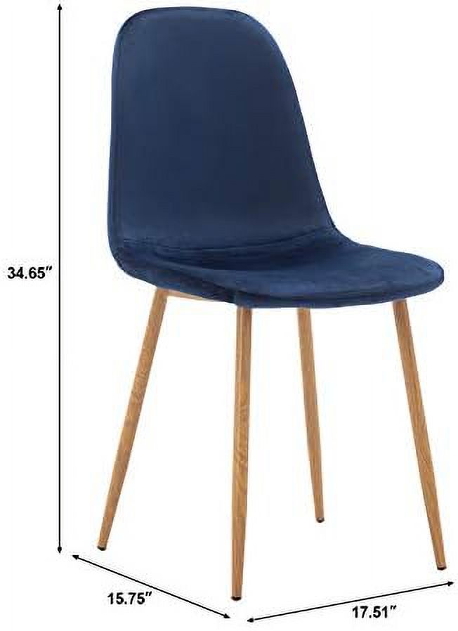 Mid Century Modern Dining Chairs with Metal Legs B966
