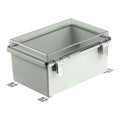 ABS IP67 Waterproof Junction Box with Mounting Plate 11.4x7.5x5.5 inch Pack of 2 L81127