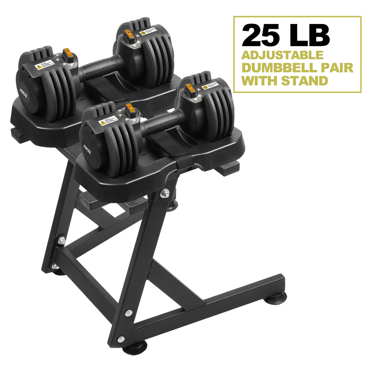 10-30lb Adjustable Dumbbell Pair with Stand P2630