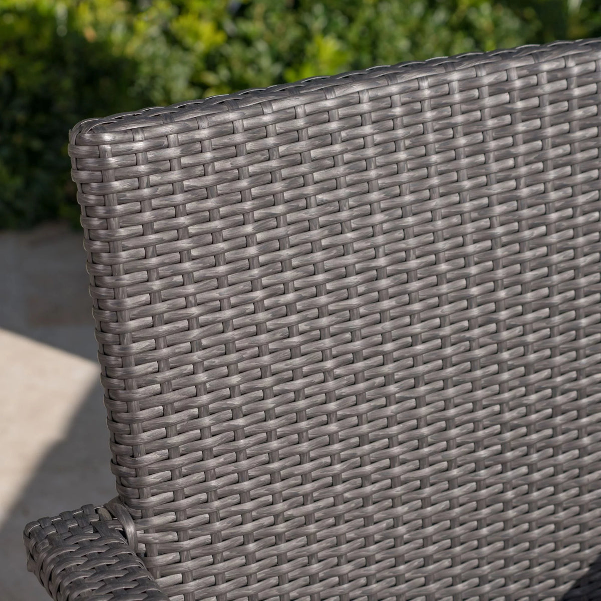 9 Piece Gray Wicker Patio Dining Set K8980