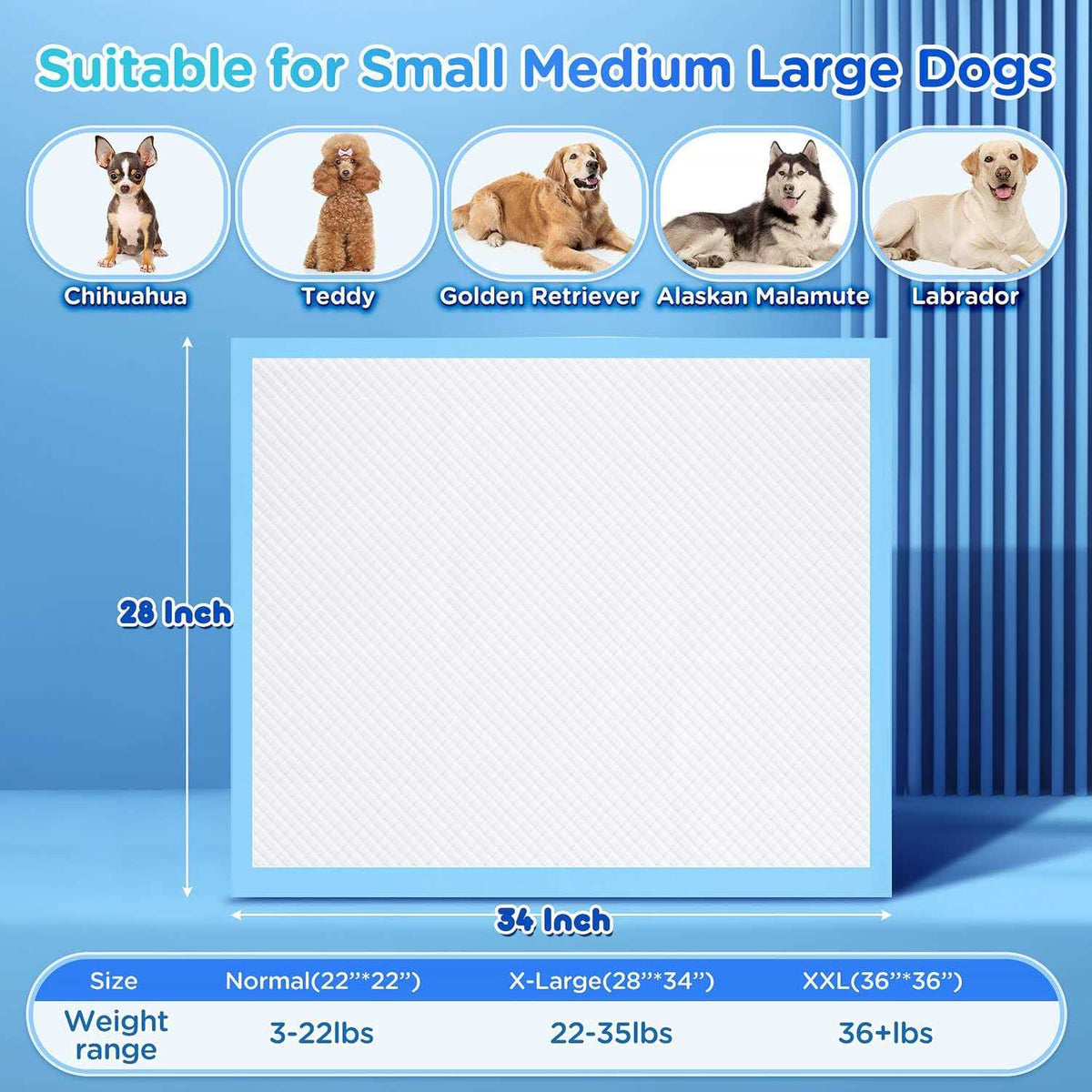 6 Layers Ultra Absorbency Quick Dry Dog Pee Pads L59924