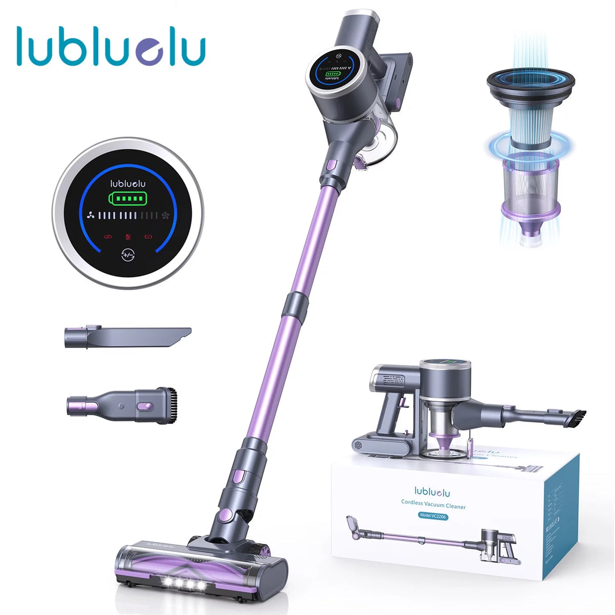 6 in 1 Cordless Stick Vacuum Cleaner Y1314